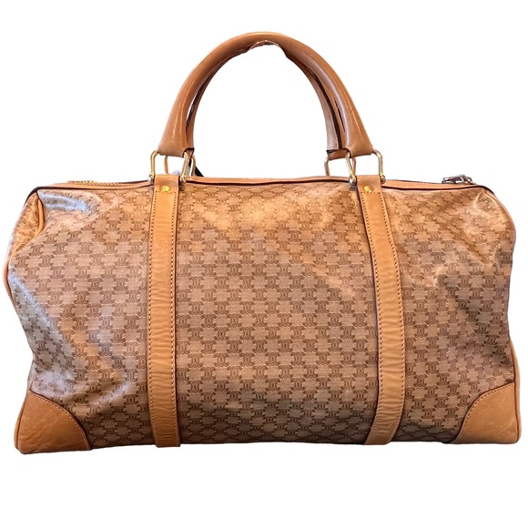 Celine Vintage Coated Canvas Boston Travel Bag - Picture 8 of 15